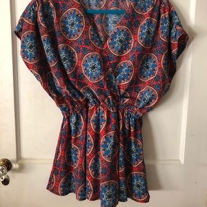 East Adaline | Bohemian Elastic Cinch Top